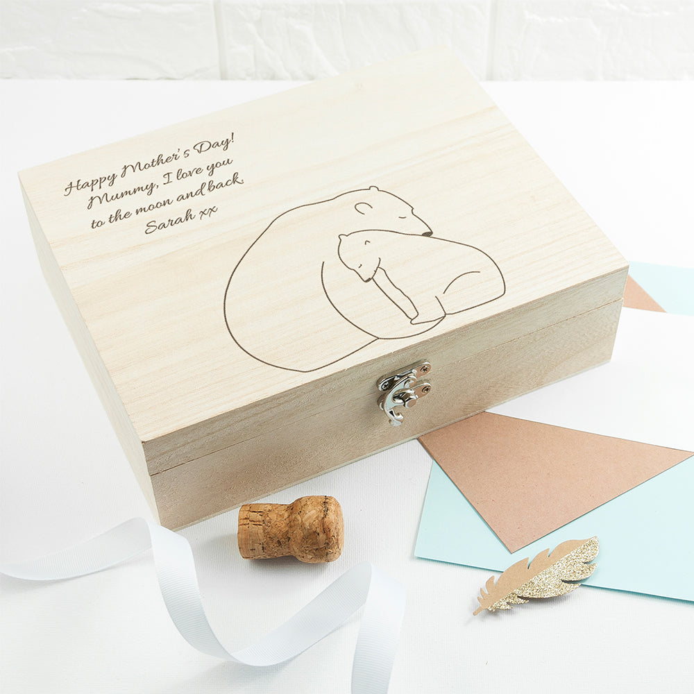 Personalised Mama Bear Tea Box 