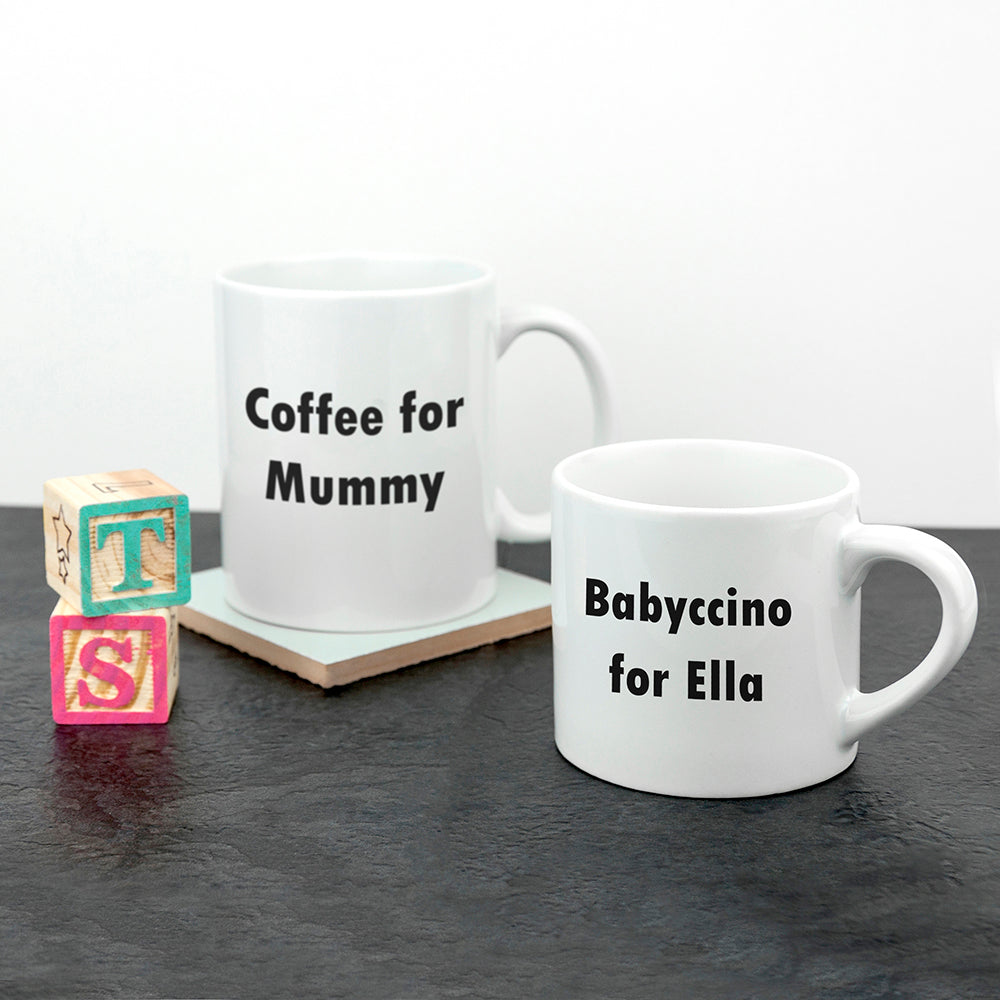 Personalised Mummy & Me Tea Time Mugs