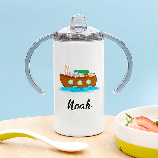Personalised Noah's Ark Kids Sippy Cup