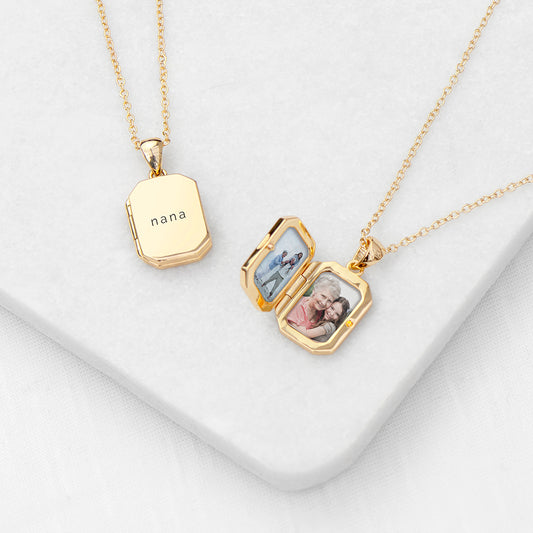 Personalised Rectangular Photo Locket