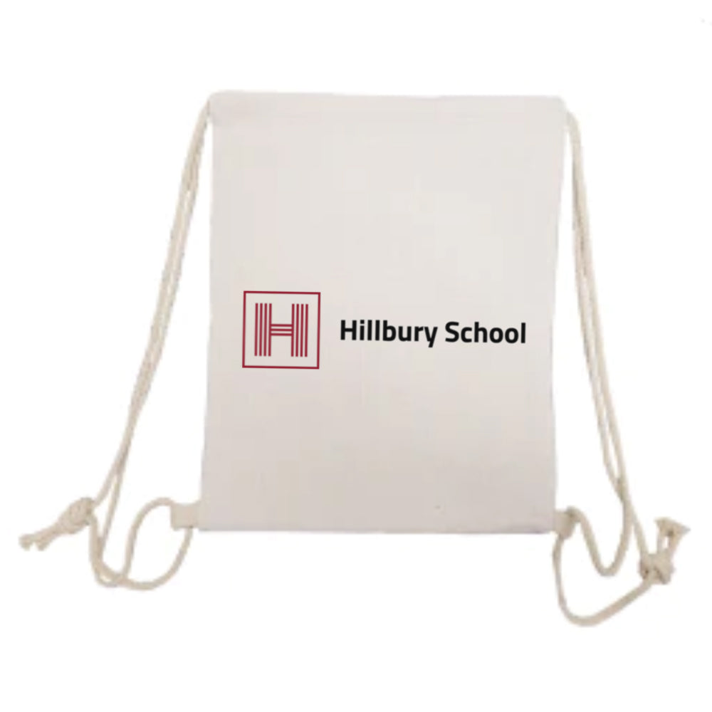 Personalised School Logo Drawstring Bag