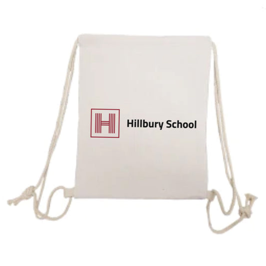 Personalised School Logo Drawstring Bag