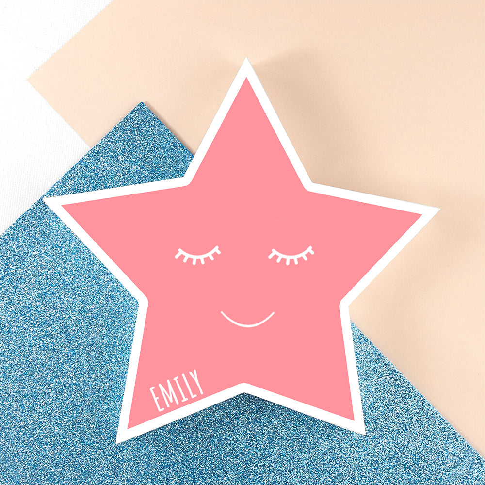 Personalised Smiling Star Keepsake