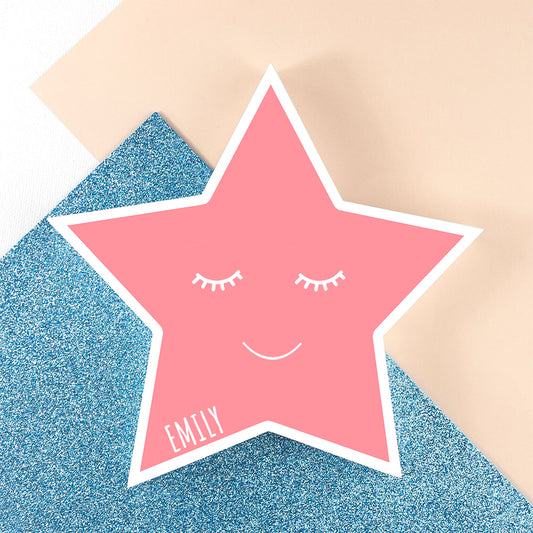 Personalised Smiling Star Keepsake