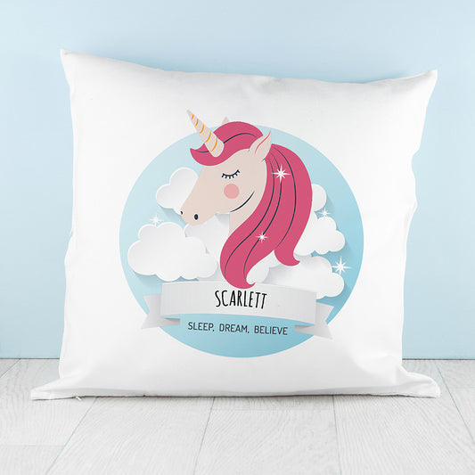 Personalised Sparkle Squad Sweet Dreams Cushion Cover