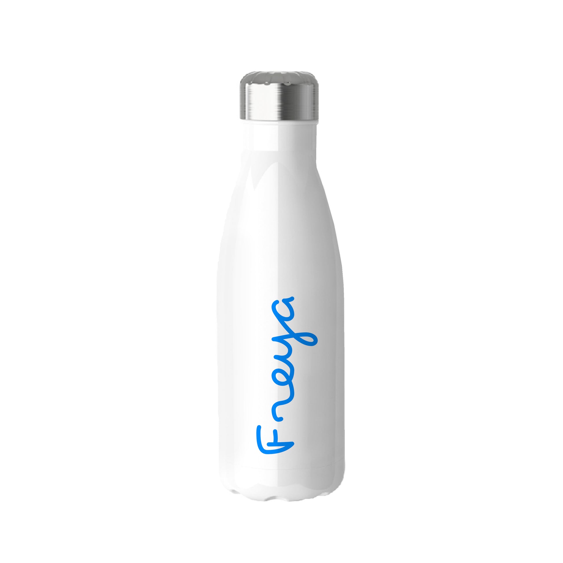 Personalised Summer Island Insulated Water Bottle - Blue