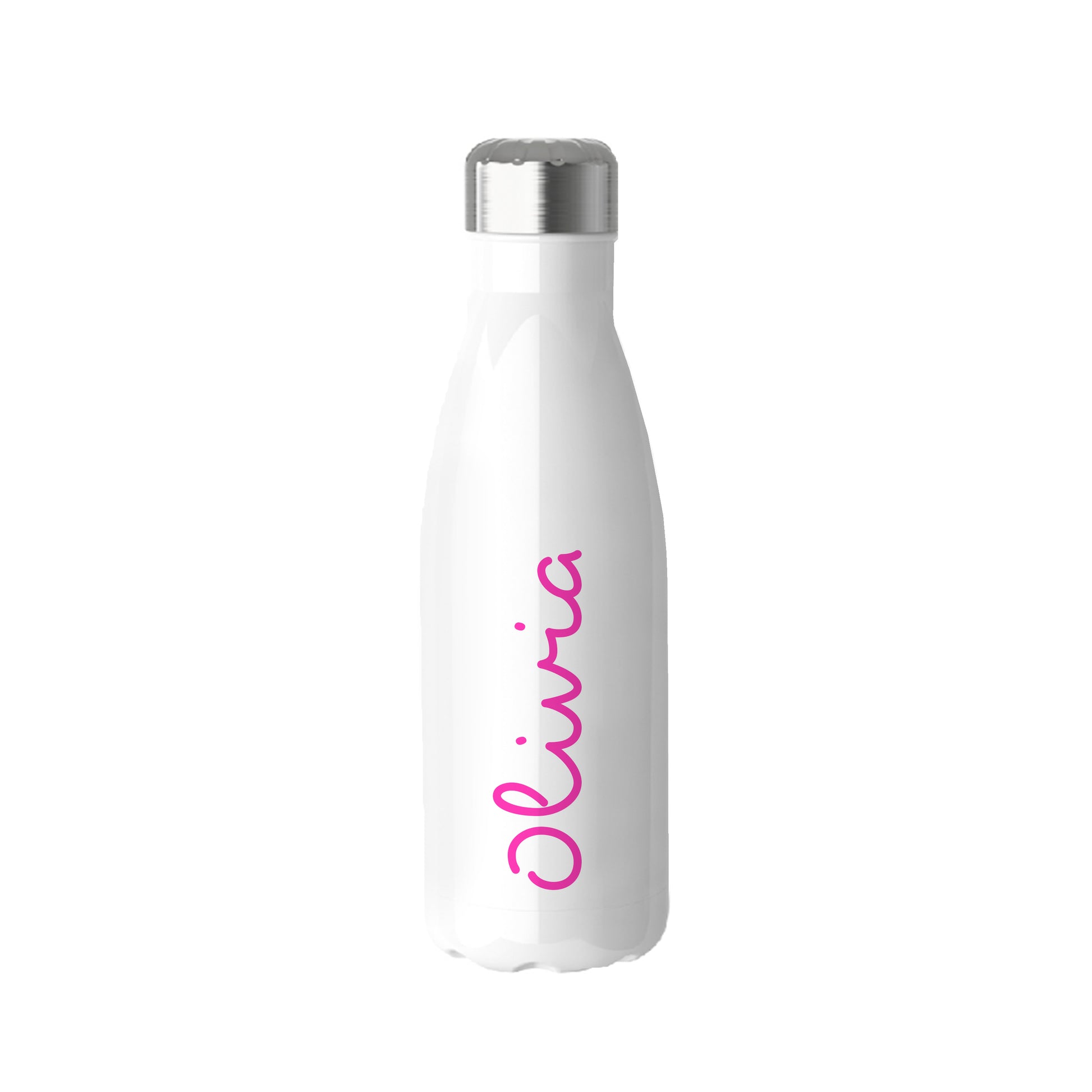 Personalised Summer Island Insulated Water Bottle - Pink