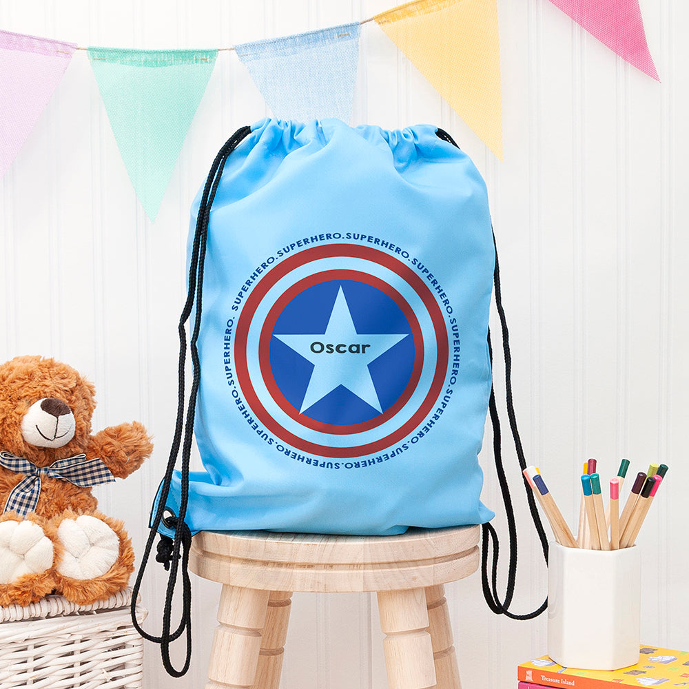 Personalised Superhero Waterproof Swim Bag
