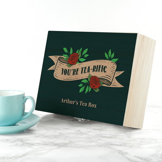 Personalised Tea-rific Tea Box