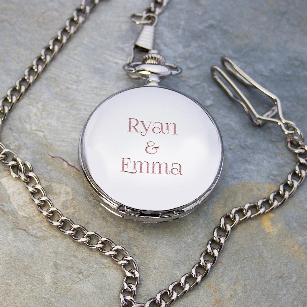 Personalised Valentine's Day Pocket Watch
