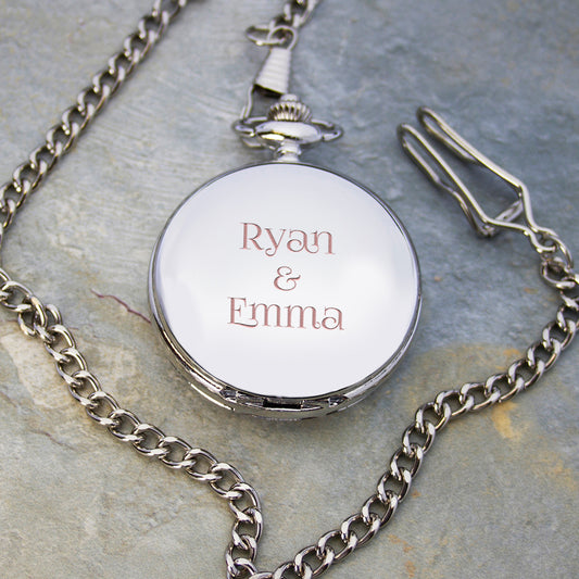Personalised Valentine's Day Pocket Watch