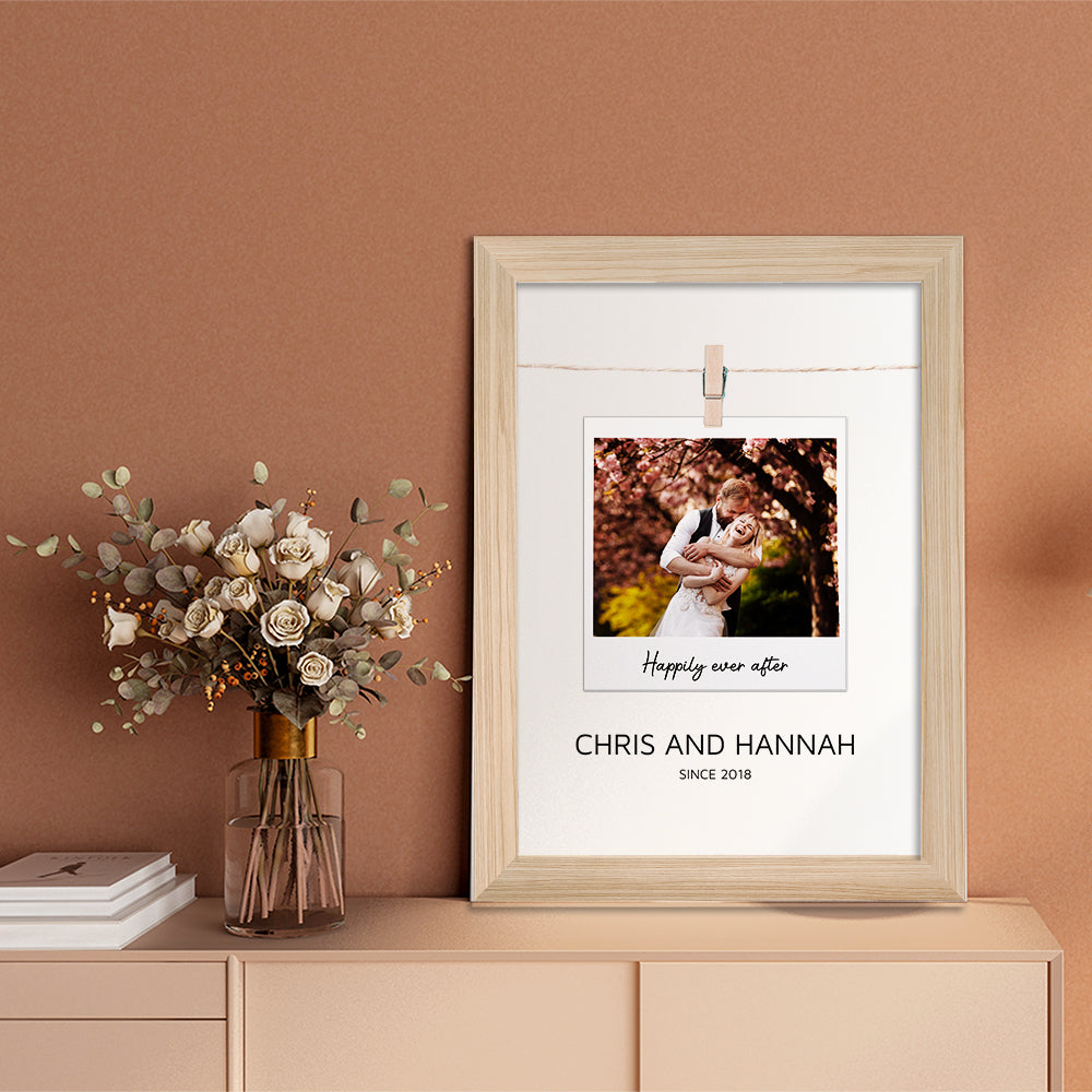 Personalised Valentine's Polaroid Print