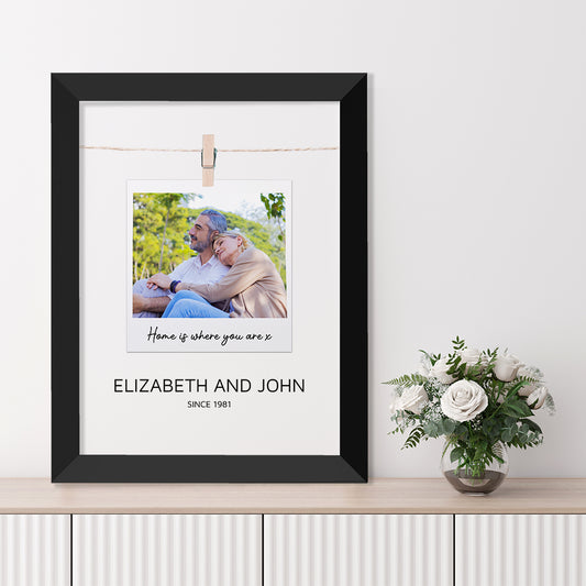 Personalised Valentine's Polaroid Print