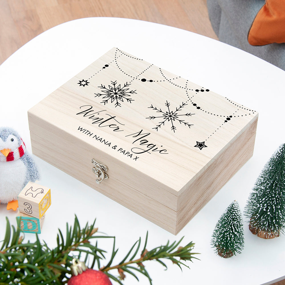 Personalised Winter Magic Christmas Eve Box