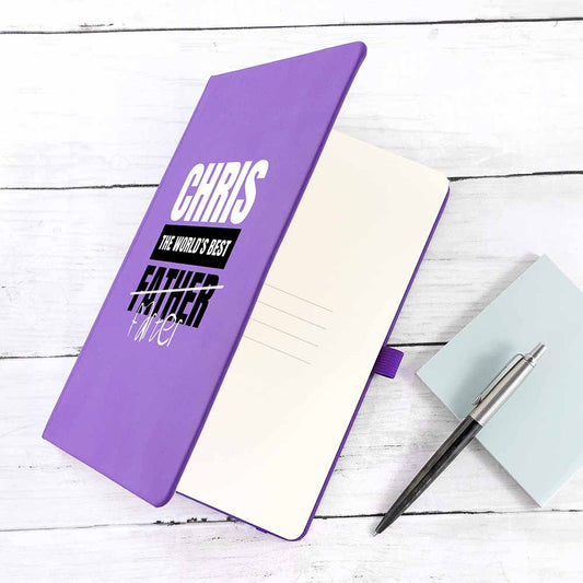 Personalised World's Best Farter A5 Notebook