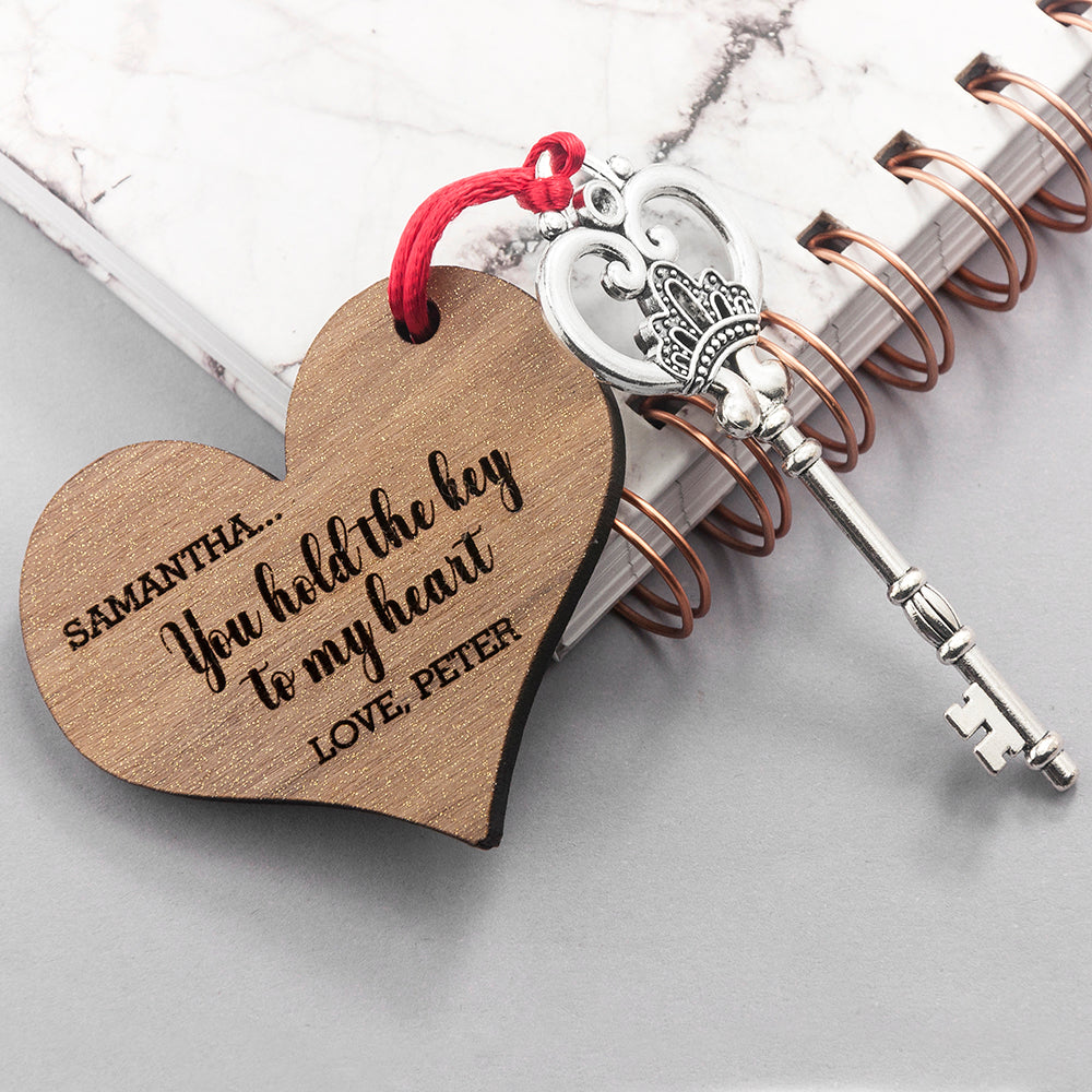 Personalised You Hold My Heart Keepsake