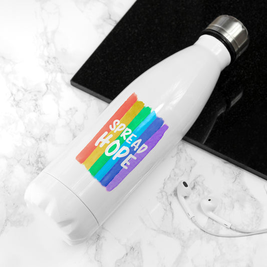 Spread Hope Rainbow - Mouthy Water Bottle