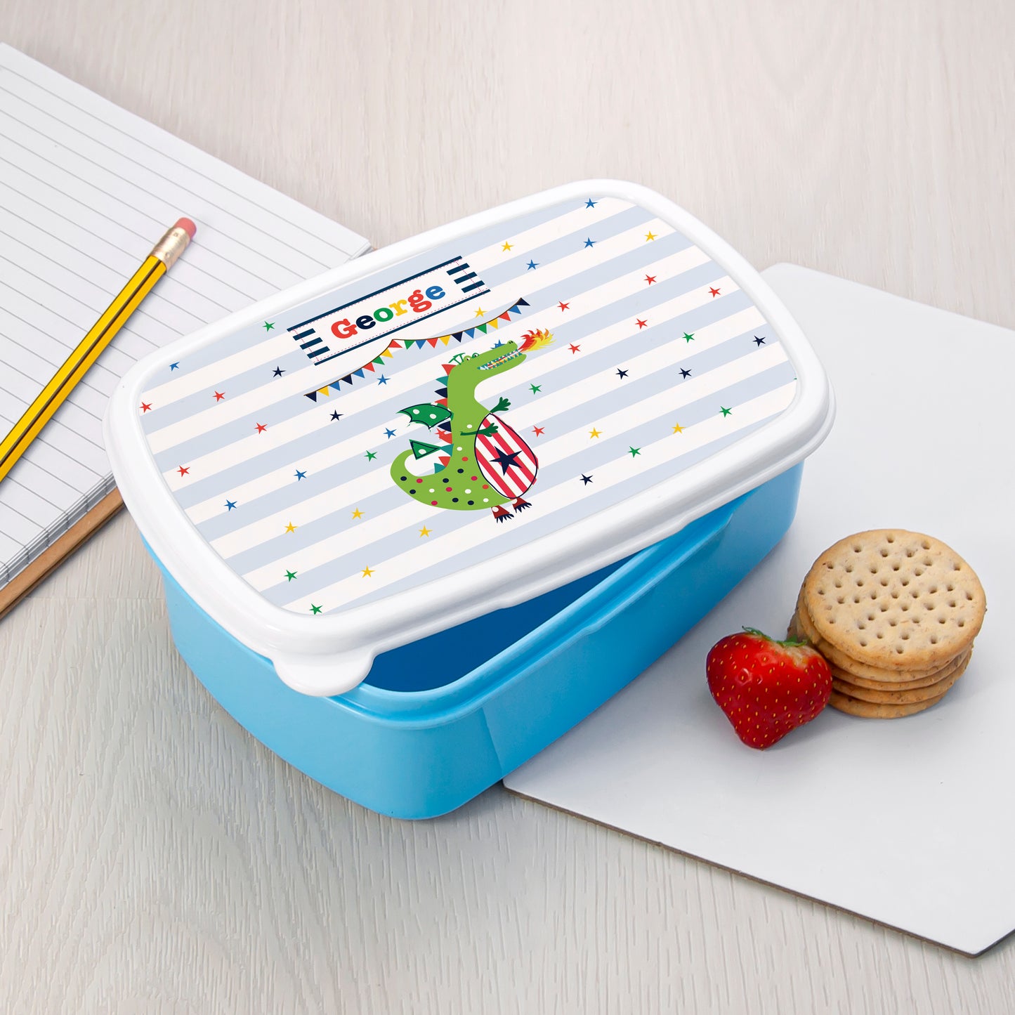 Personalised Dragon Lunch Box