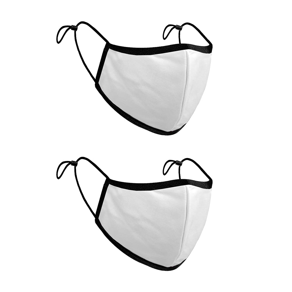 Treat Republic Colour Range Comfort-Fit Face Covering - Pack of 2