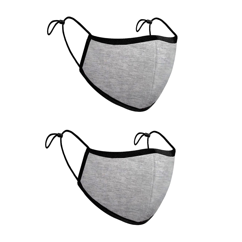 Treat Republic Colour Range Comfort-Fit Face Covering - Pack of 2