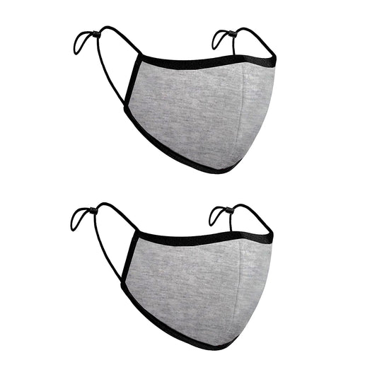 Treat Republic Colour Range Comfort-Fit Face Covering - Pack of 2