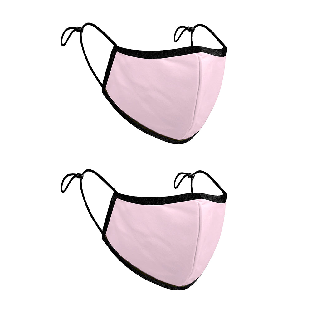 Treat Republic Colour Range Comfort-Fit Face Covering - Pack of 2