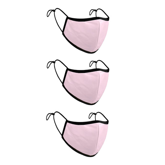 Treat Republic Colour Range Comfort-Fit Face Covering - Pack of 3