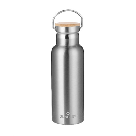 Water Bottle - Bamboo Lid 